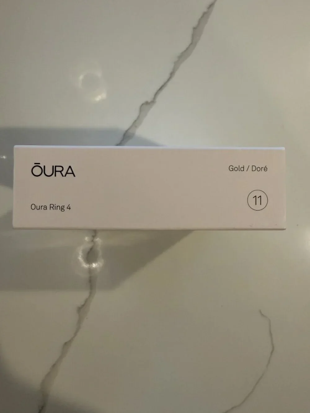 OURA Ring 4 - UNOPENED - Size 11 - Gold